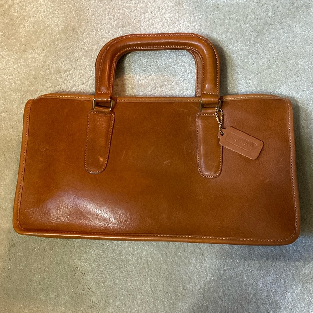 COACH Vintage Slim Satchel Briefcase.